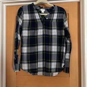 Plaid jcrew shirt